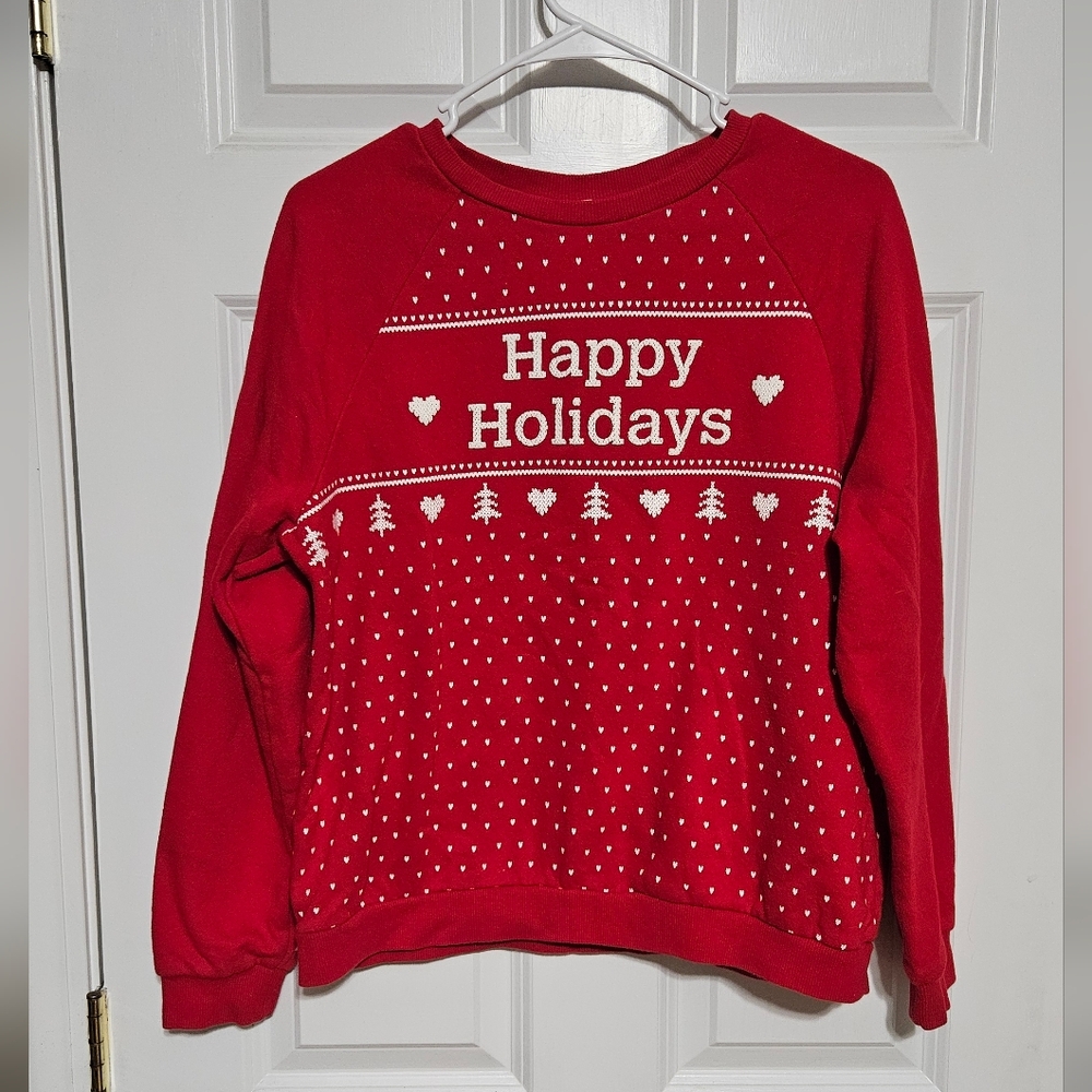 H&M Festive Red Sweatshirt